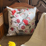 Allover Chintz on Ikat Cushion Cover