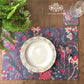Summer Bahaar Chintz Fabric Table mats (set of 4 - 1 Set in stock)