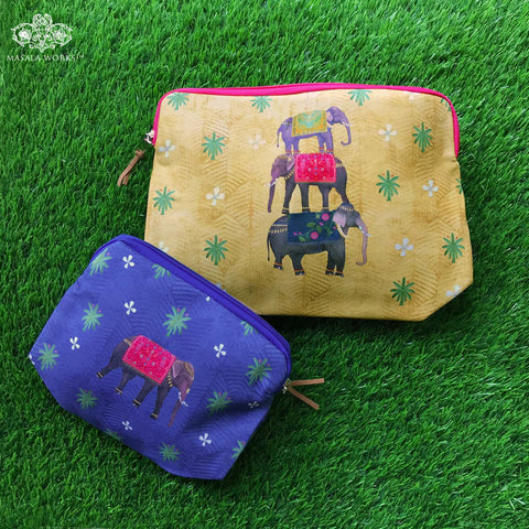 Majestic Elephant Pyramid Travel kit-Set of 2