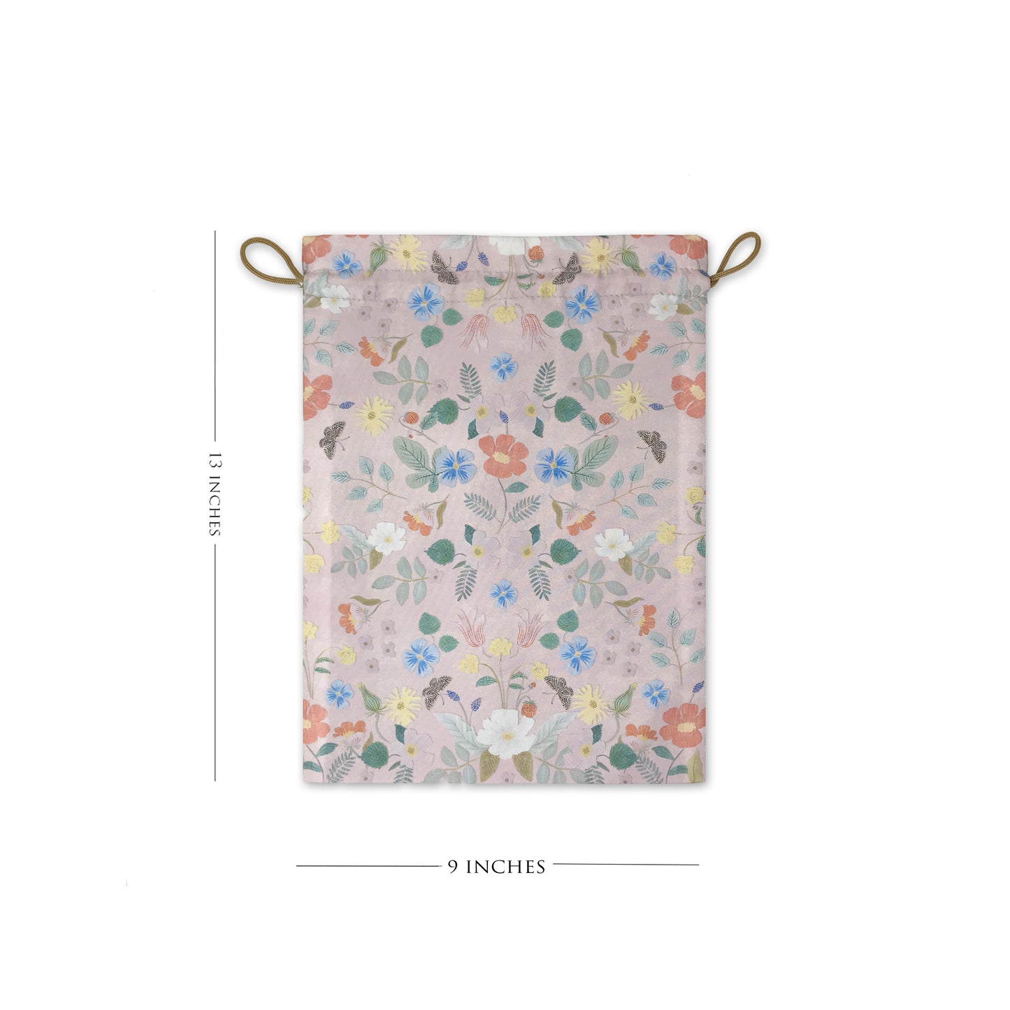 Pale Blossom Drawstring Pouches