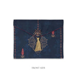 Ornate Mughal Boota Deep Blue Gift Envelope - Medium