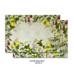 Lemon Lush Cotton Fabric Table mats