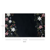 Midnight Blooms Fabric Tissue Box Cover