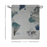 World Drawstring Pouches