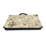 Nautical Map Lap Tray