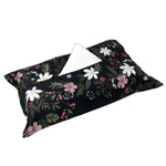 Midnight Blooms Fabric Tissue Box Cover