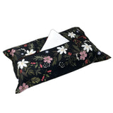 Midnight Blooms Fabric Tissue Box Cover