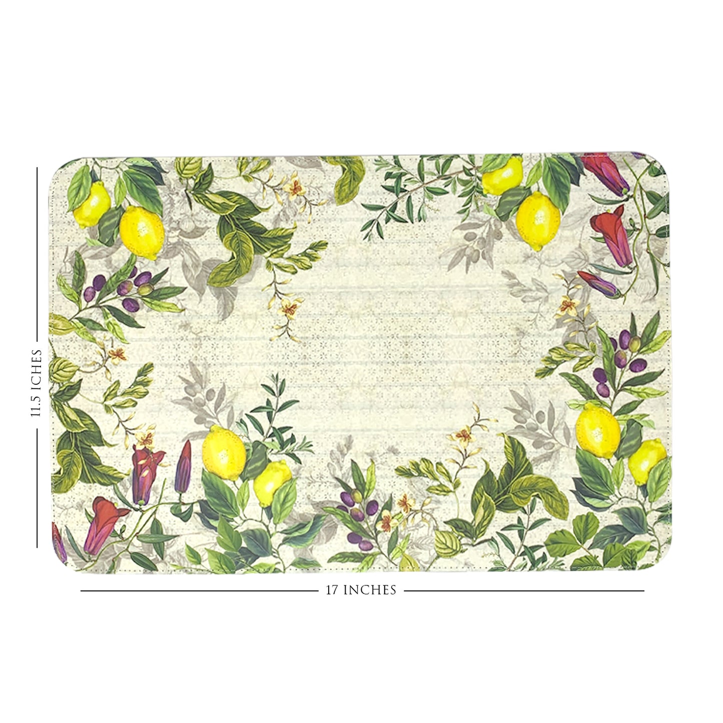 Lemon Lush Laminated Tablemat