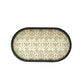 Delicate Floral Oval Medium Tray