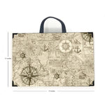 Nautical Map Lap Tray