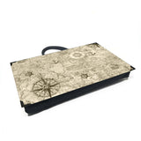 Nautical Map Lap Tray