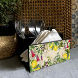 Lemon Lush Cutlery Stand with Tissue Paper Holder