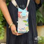 Tropical Fruit Canopy Water Bottle sling with Mobile Holder