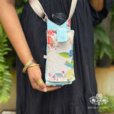 Tropical Fruit Canopy Water Bottle sling with Mobile Holder