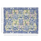 Blue Pottery Cotton Fabric Table mats (set of 2)