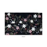 Midnight Blooms Fabric Tissue Box Cover