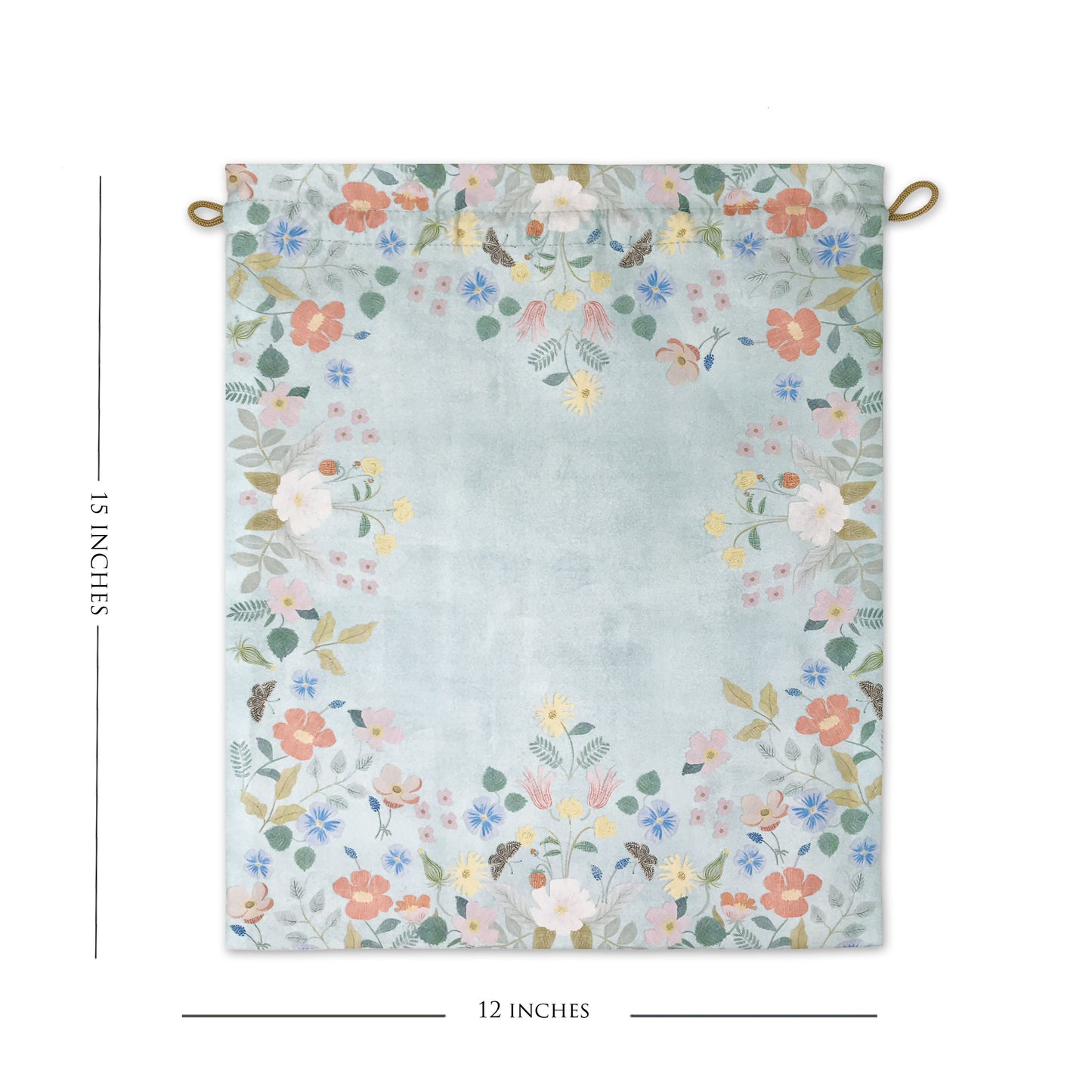 Pale Blossom Drawstring Pouches
