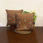 Shevron Embroidered Cushion Deal (Set of 2)