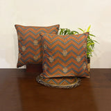 Shevron Embroidered Cushion Deal (Set of 2)