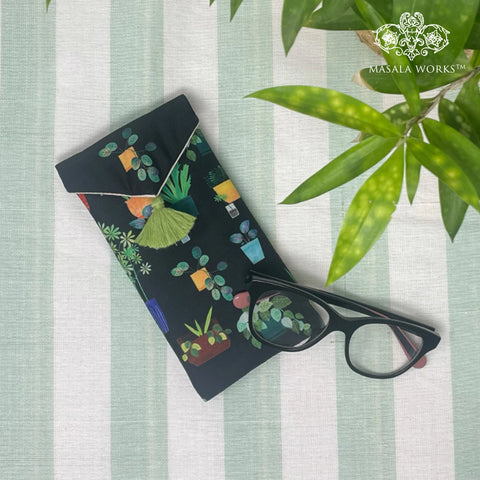 Midnight Botanical Eyewear Case