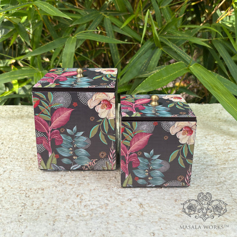 Midight Foliage Vanity Box