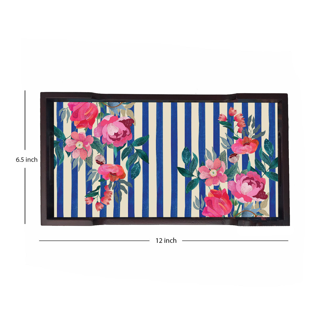 Stripes & Petal Small Tray