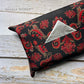 Black Paisley Fabric Tissue Box Cover