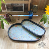 Pale Blossom Oval Tray Set