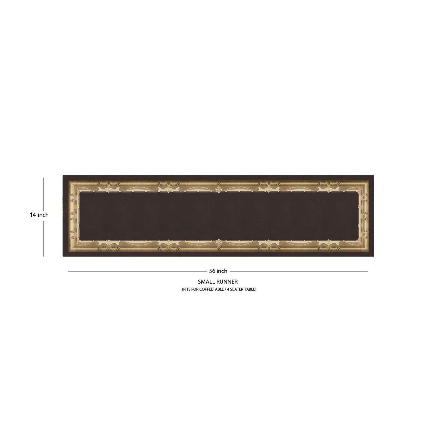 Coco Grunge Table Runner