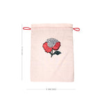 Botanical Blooms Drawstring Pouches