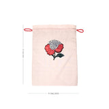 Botanical Blooms Drawstring Pouches