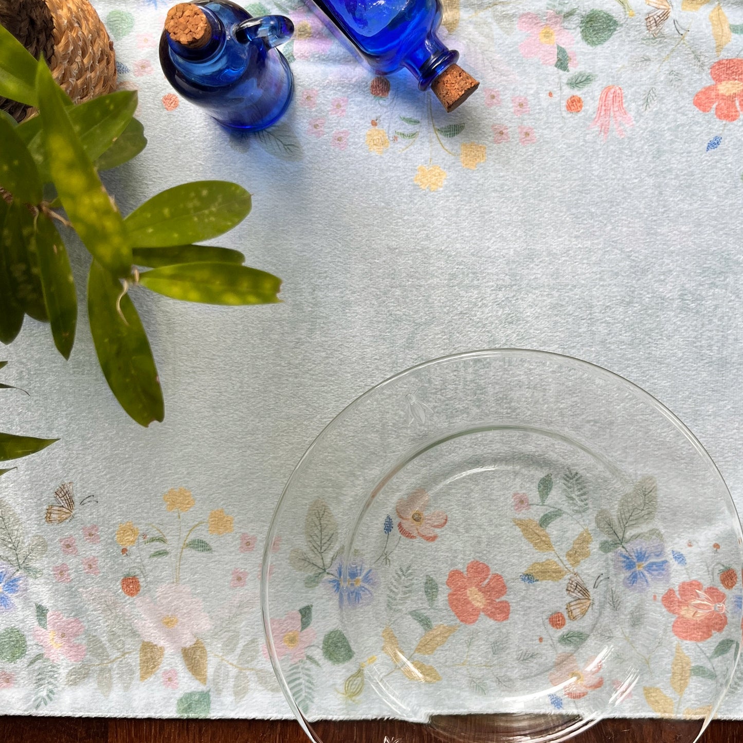 Pale Blossom Reversible Table Runner