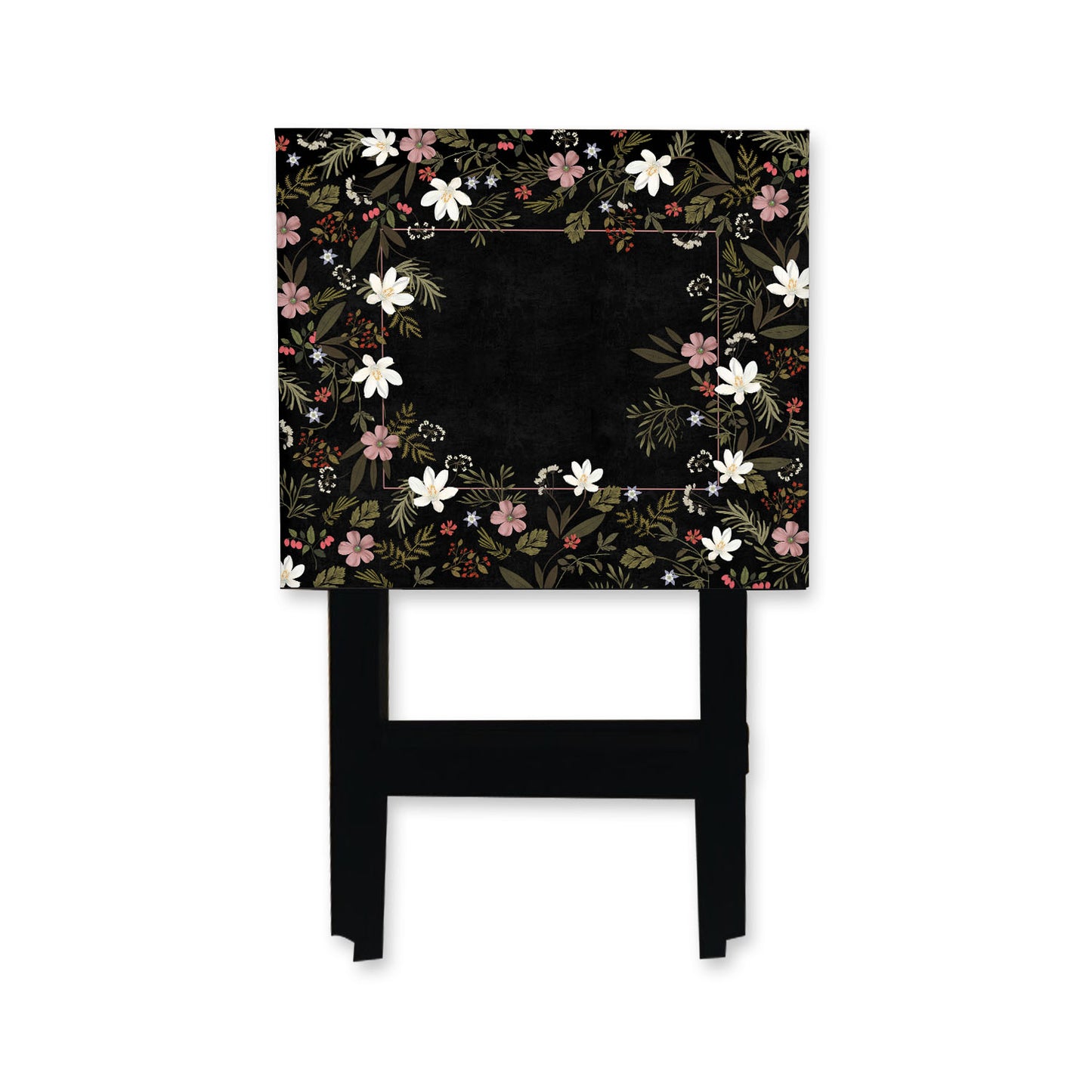 Midnight Blooms Folding Table