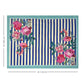Stripes And Petal  Cotton Fabric Table mats (set of 2)