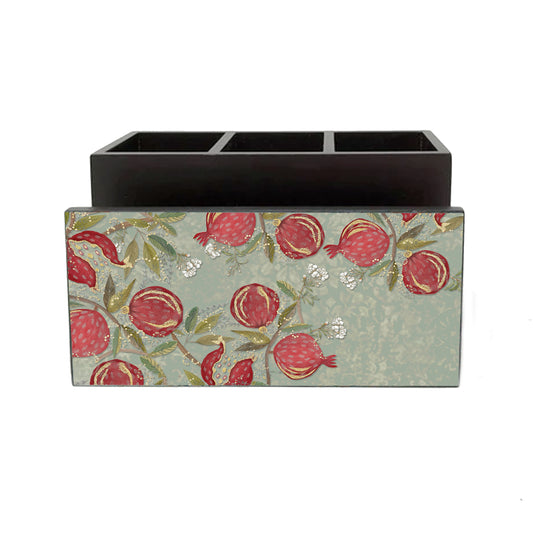 Pom Royale Cutlery Stand with Tissue Paper Holder