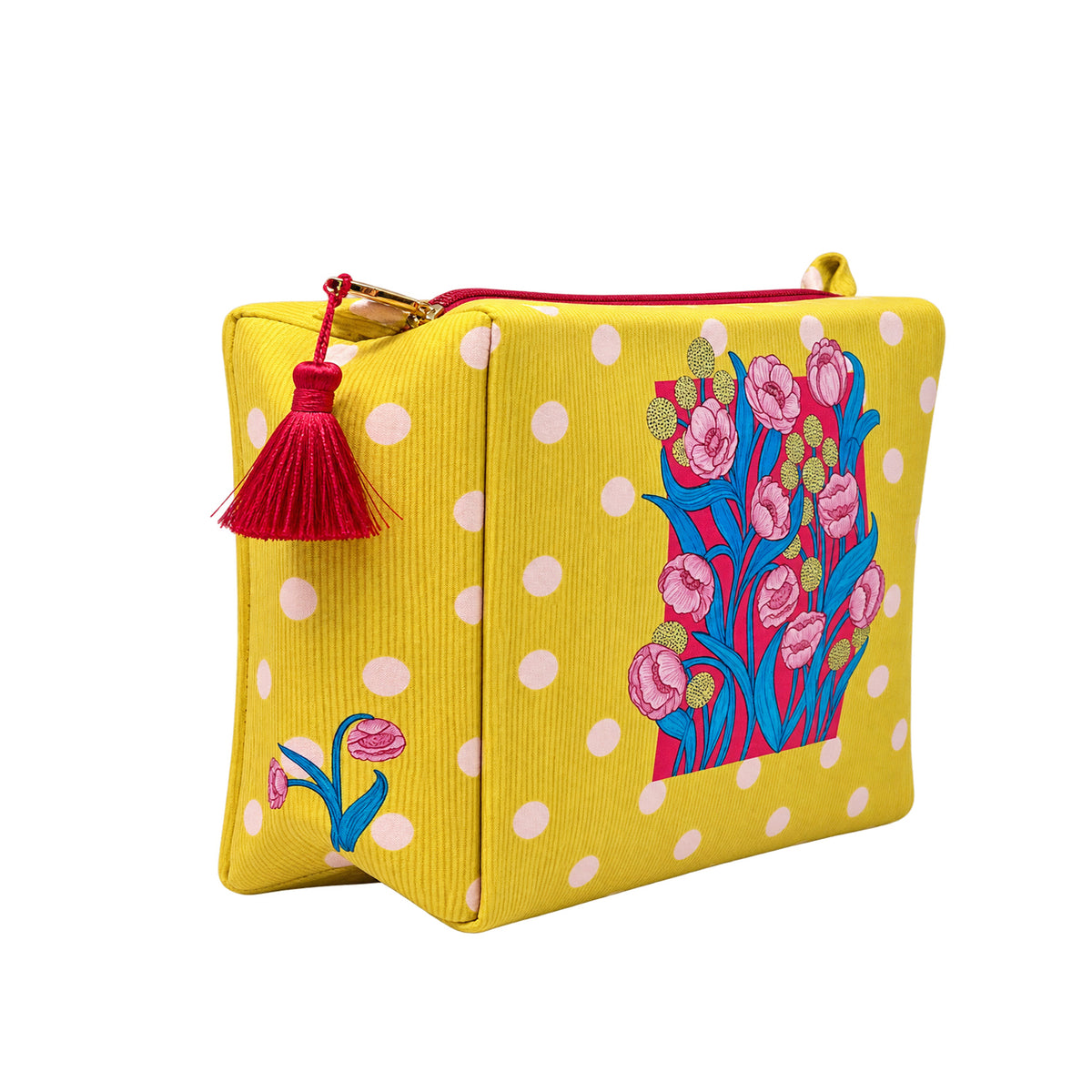 Bloom & Dot Square Pouch - Large