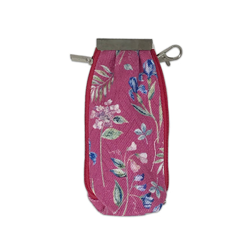 Fuchsia Blossom Key Pouch
