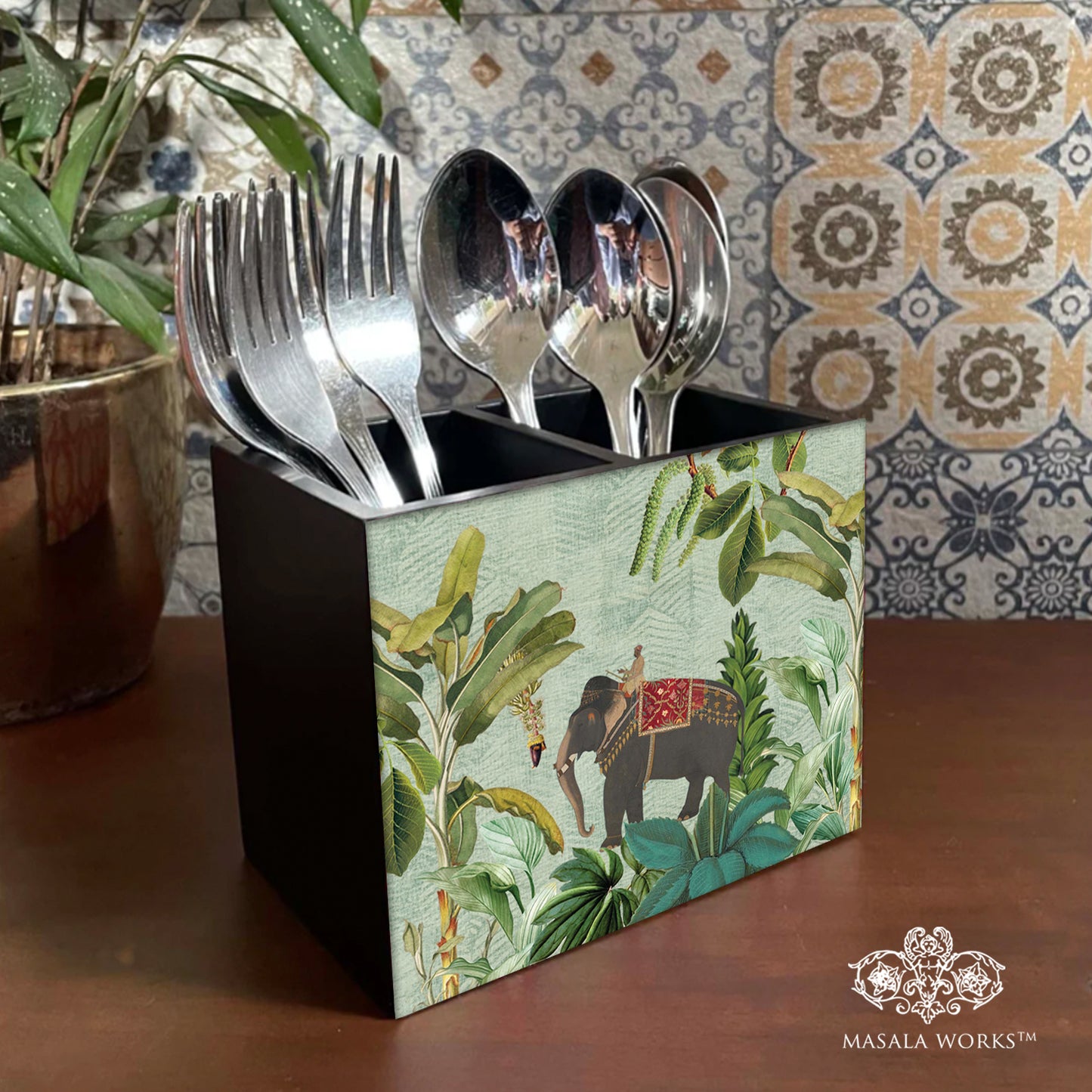 Majestic Elephant Utility Holder