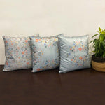 Pale Blossom Blue Cushion Deal (Set of 3)
