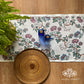 Striped Chintz Reversible Table Runner