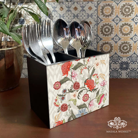Ikat Chintz Utility Holder
