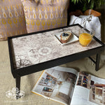Nautical Map Folding Bed Tray