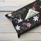 Midnight Blooms Fabric Tissue Box Cover