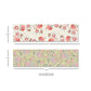 Aster and Artichoke Blooms Reversible Table Runner