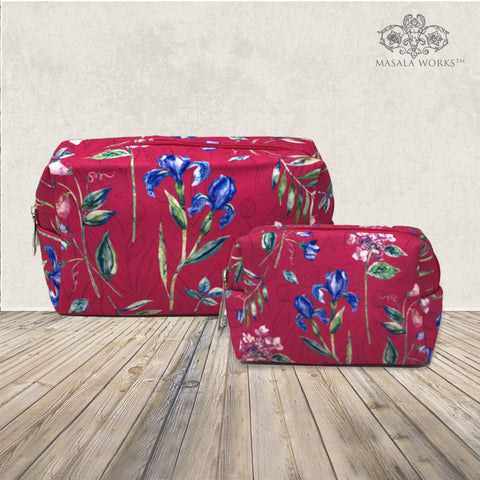 Fuchsia Blossom Travel Pouch