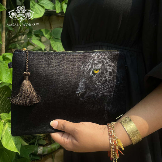 Eye of the Leopard Clutch/Sling Bag