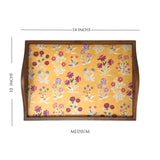 Chintz Garden Wooden Tray Set
