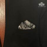 Monochrome Foliage Pocket Square