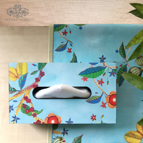 Tropical Fruit Canopy Tissue Box