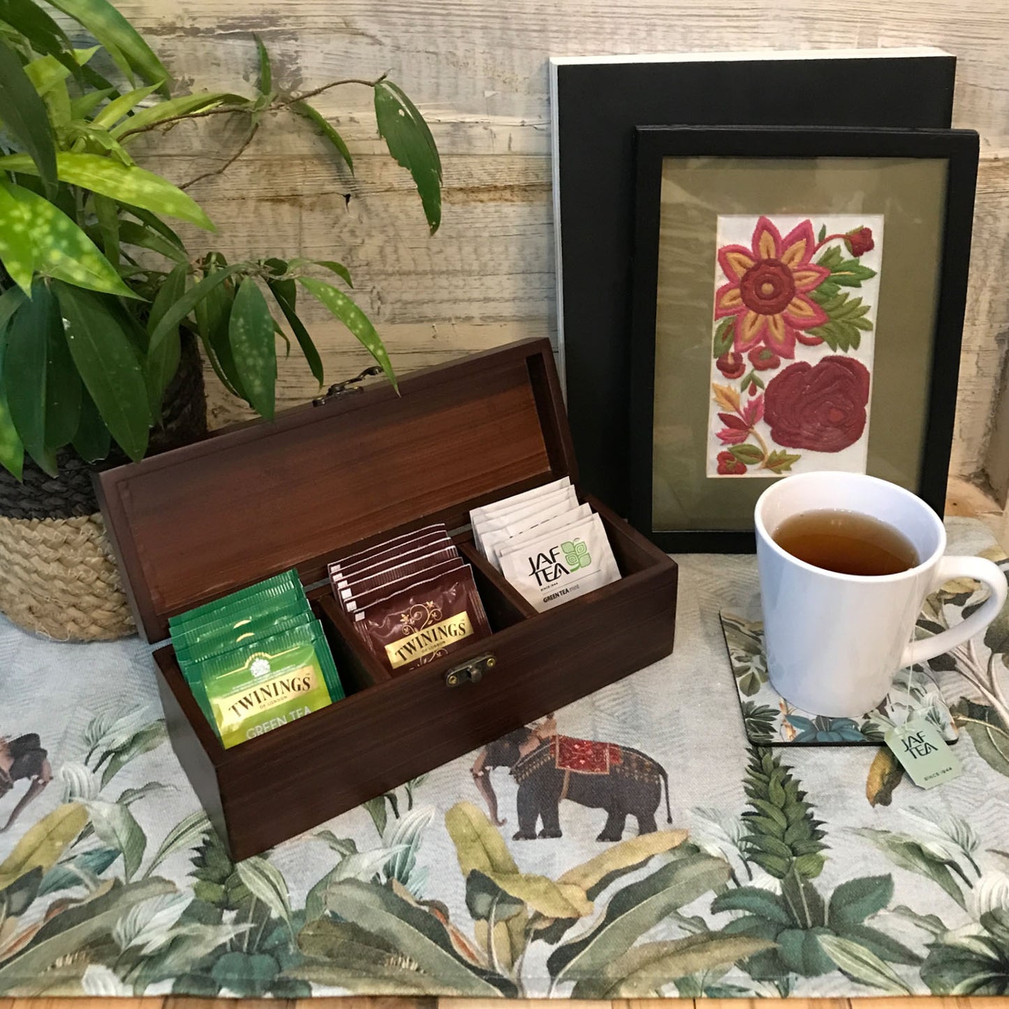 Tropical Elephant Tea Box